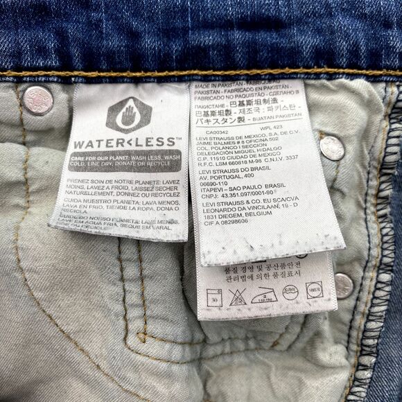 Levis 527 Jeans Women 32x28* Bootcut Cotton Denim Casual Pants Western Y2k Rodeo - Picture 12 of 16